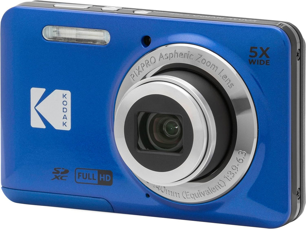 Blue 16MP Digital Camera with 5X Optical Zoom U2708