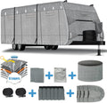 RV Cover 6 Layers Windproof Anti-Scratch UV Resistant (22'1''-24) Z69395