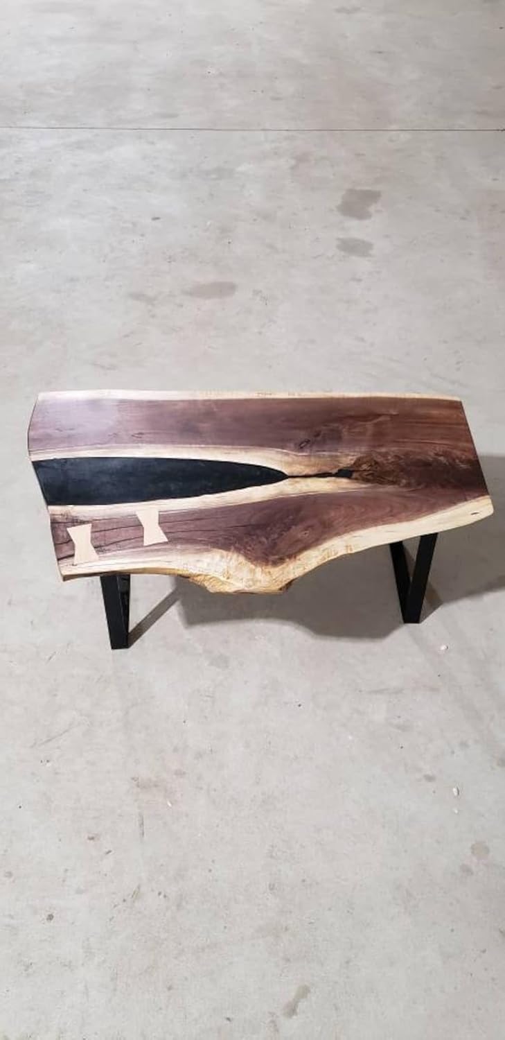 Epoxy Walnut Coffee Table Y648