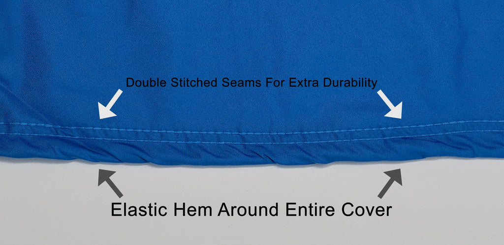 Blue Black All Weather Trailerable Jet Ski Cover with Trailer Straps and Storage Bag D975