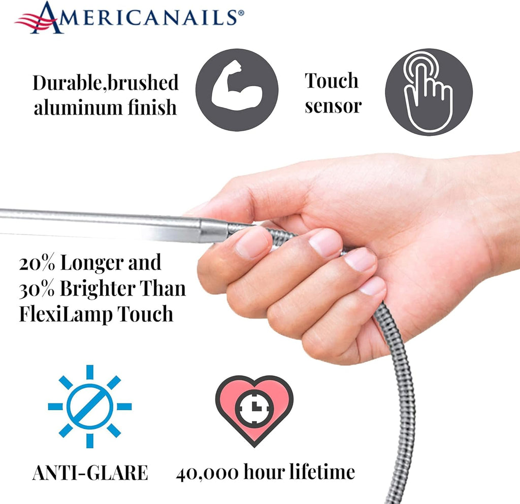 LED Table Desk Lamp with Flexible Arm, 3 Brightness Levels, Touch Sensor, 400 Lumens N1315