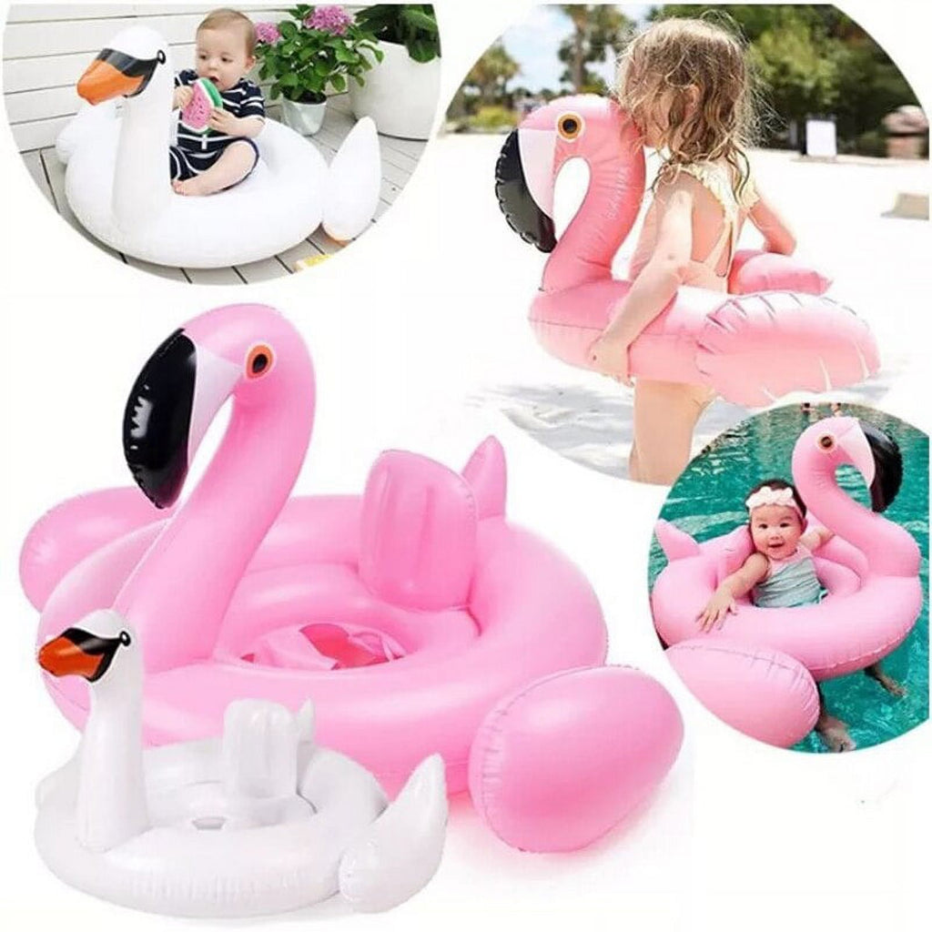 Inflatable Flamingo Swimming Ring Baby Pool Float R3835