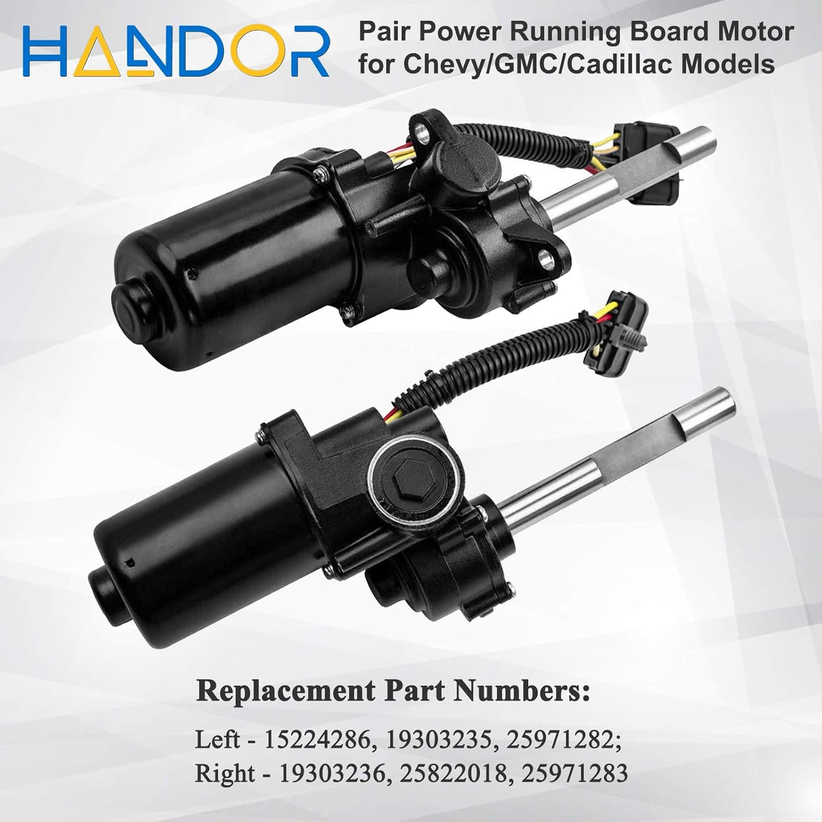 Pair Power Running Board Motor for Left & Right Side Without Bracket Z74213