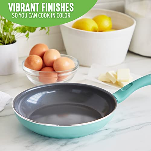 Turquoise 10" Nonstick Ceramic Frying Pan L63836