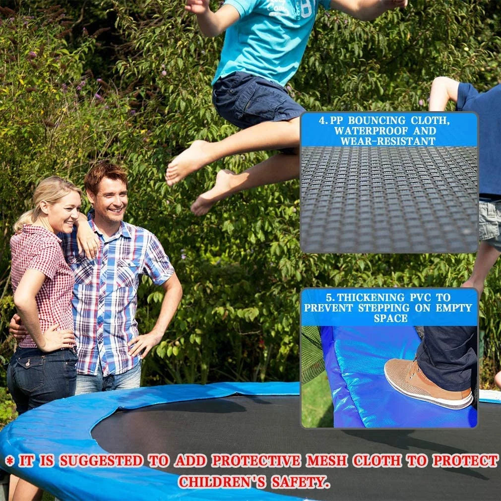 10 FT Trampoline with Safety Enclosure Net Y1884