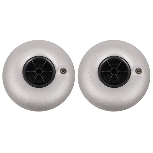 10" Beach Replacement Balloon Wheels Tires with Axle Hole 20mm 2-Pack X793