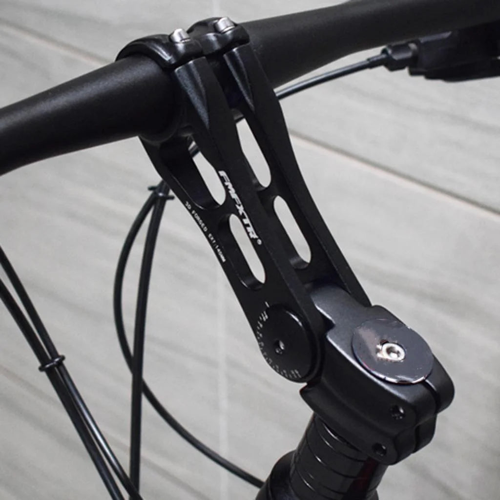 31.8mm Aluminum Alloy Bike Stem Riser Extender Adjustable ±85 Degree 145mm Y50413
