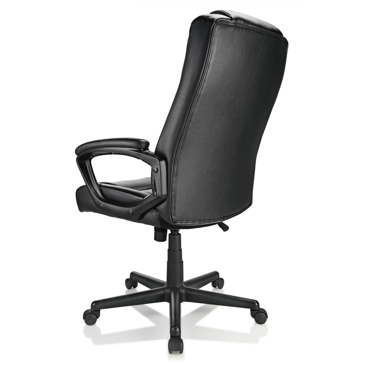 Black Bonded Leather High-Back Executive Chair W82158