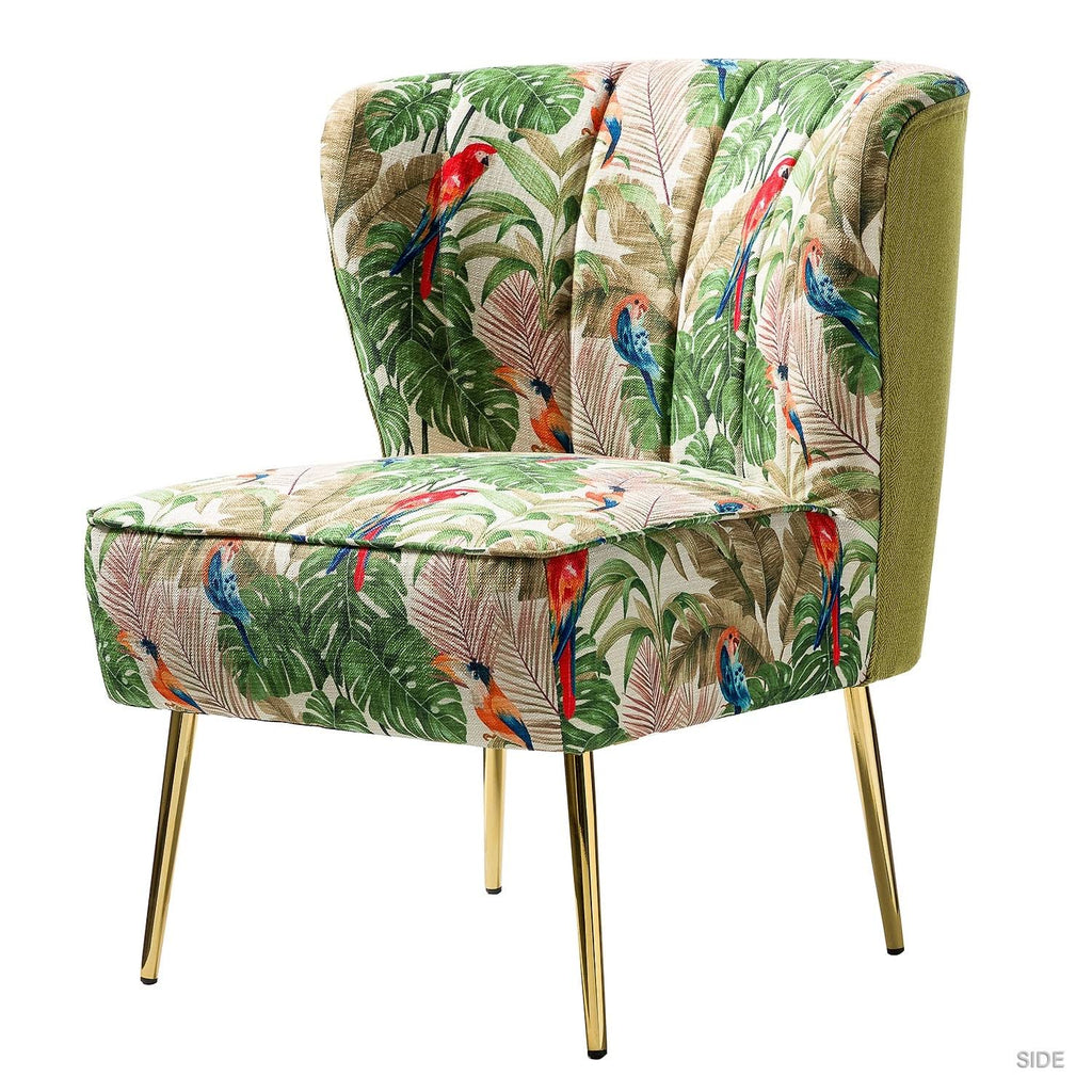 Purple Tufted Side Chair H4998
