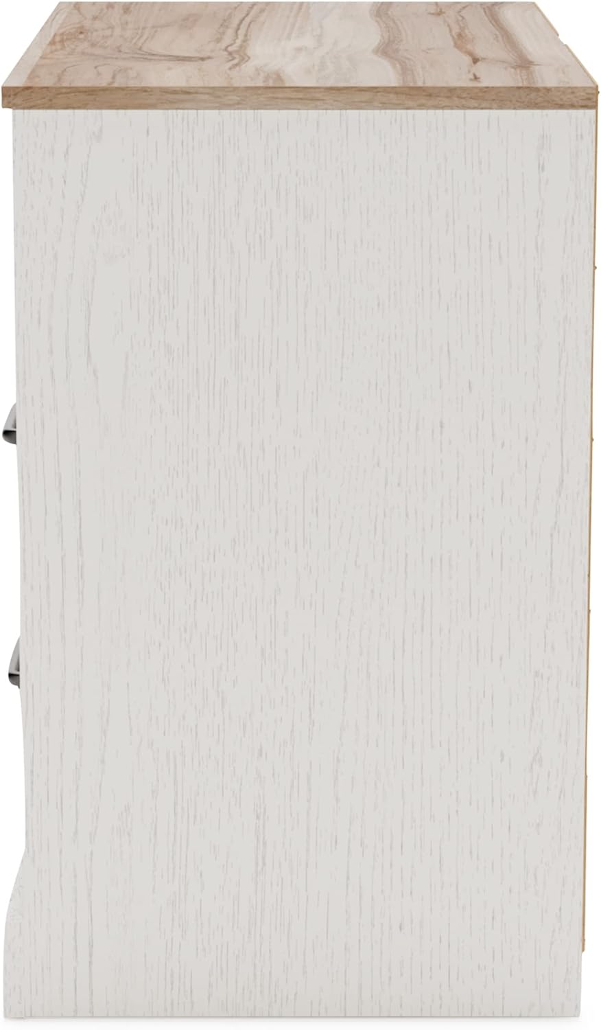White 3 Drawer Wood Chest T144