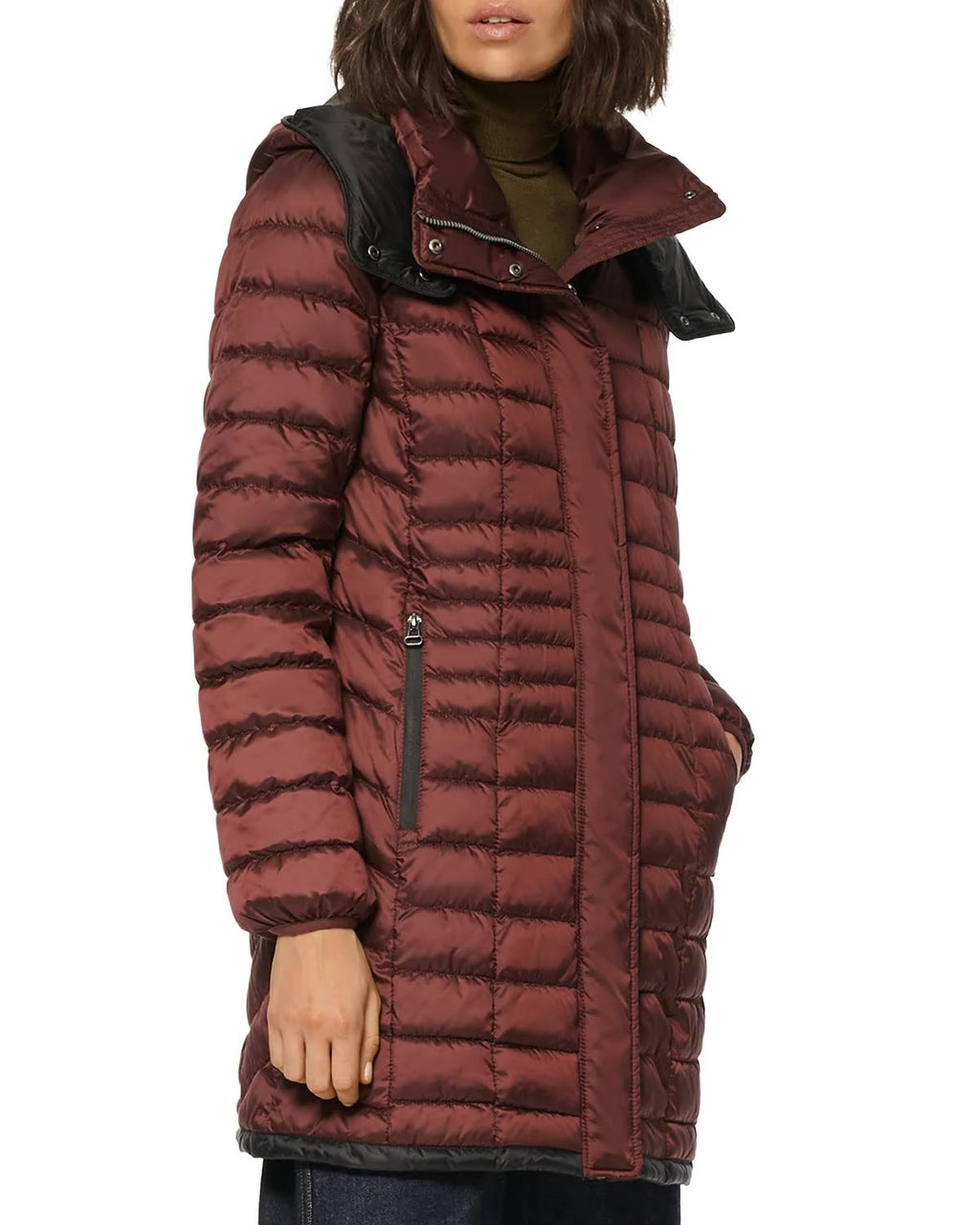 Black Puffer Coat K2215