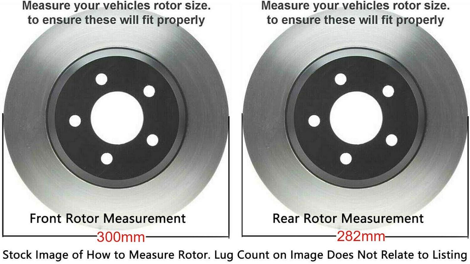 4pc Set Drilled And Slotted Brake Rotors D366