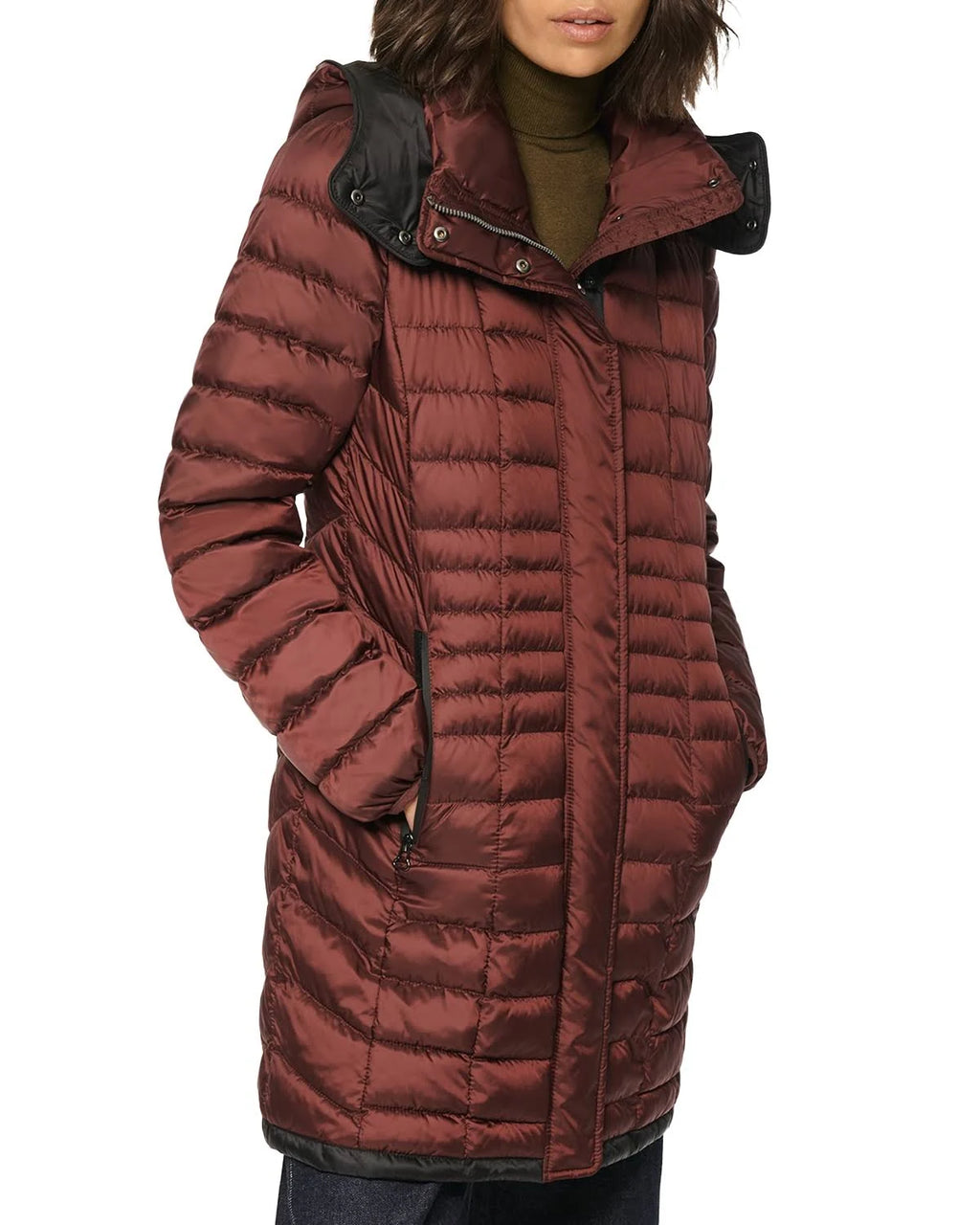 Black Puffer Coat K2215