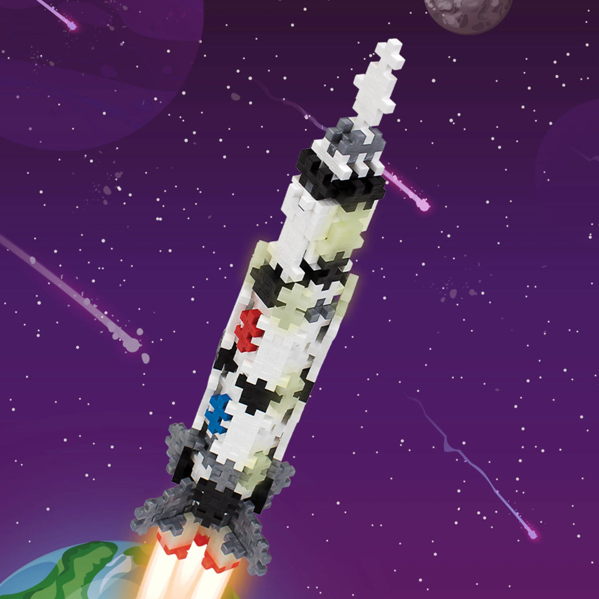 Saturn V Rocket Apollo 11 Space Construction Building Set - 240 Pieces A376423