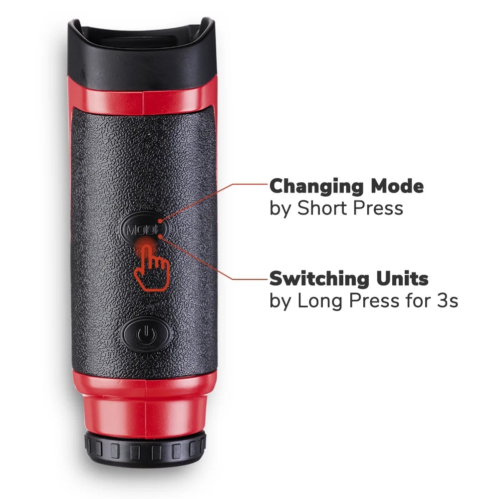 Red 1000 Yards 6X Laser Golf Rangefinder G891