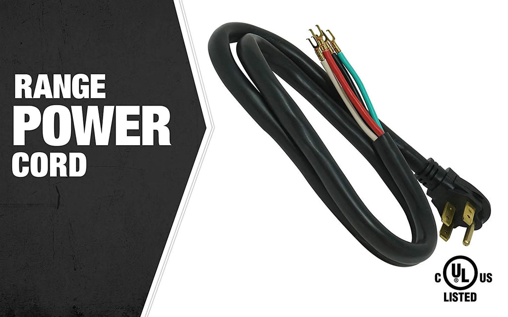 Range Replacement Cord 6' 50-Amp 4-Wire Black G68162