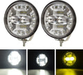 2pcs 68W Dual Color 6000K White 3500K Amber LED Driving Lights L171279