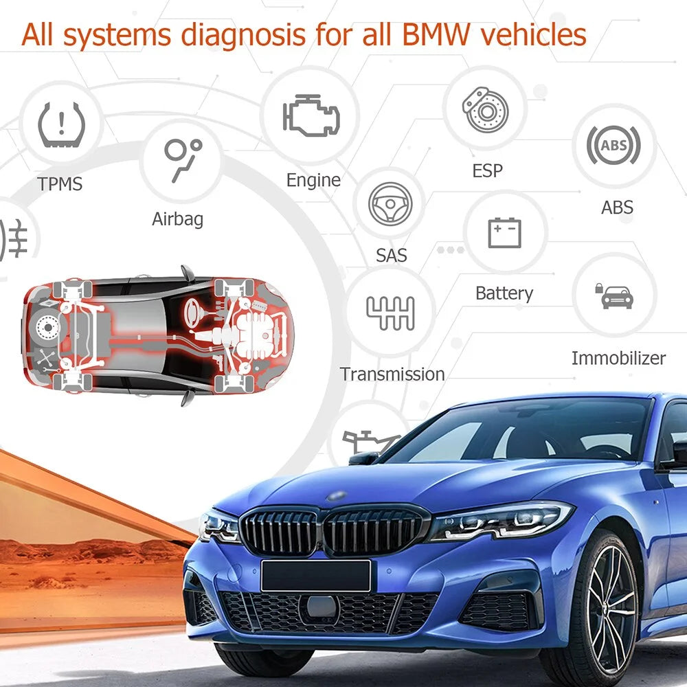 Full Systems Diagnostic Scan Tool with Oil Service Reset T679