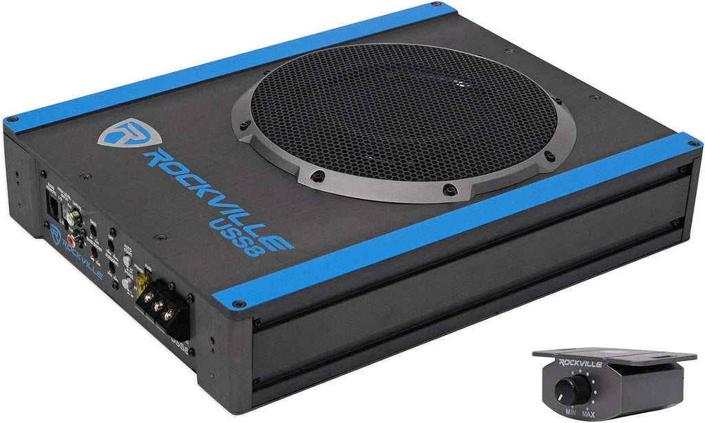 10 800w Slim Under-Seat Active Powered Car Subwoofer P4840