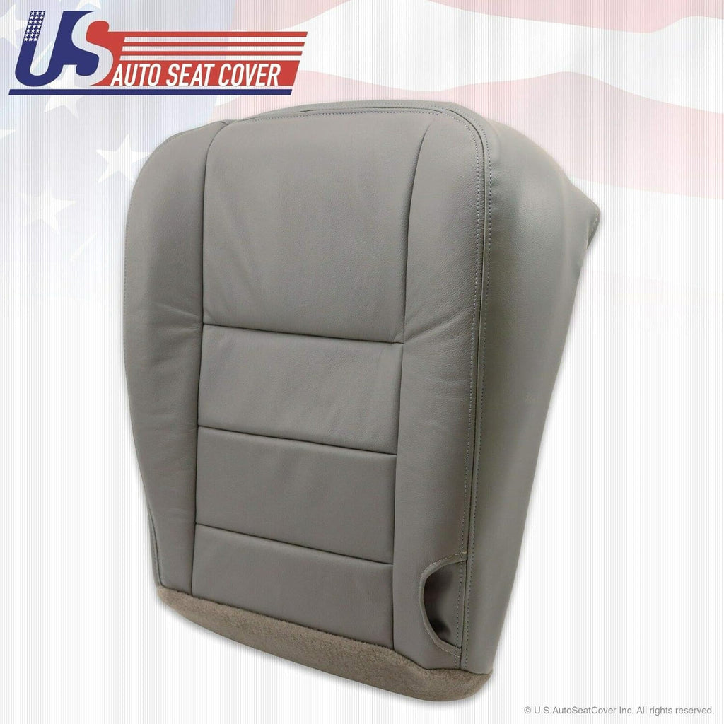Gray Leather Driver Bottom Seat Cover H94338