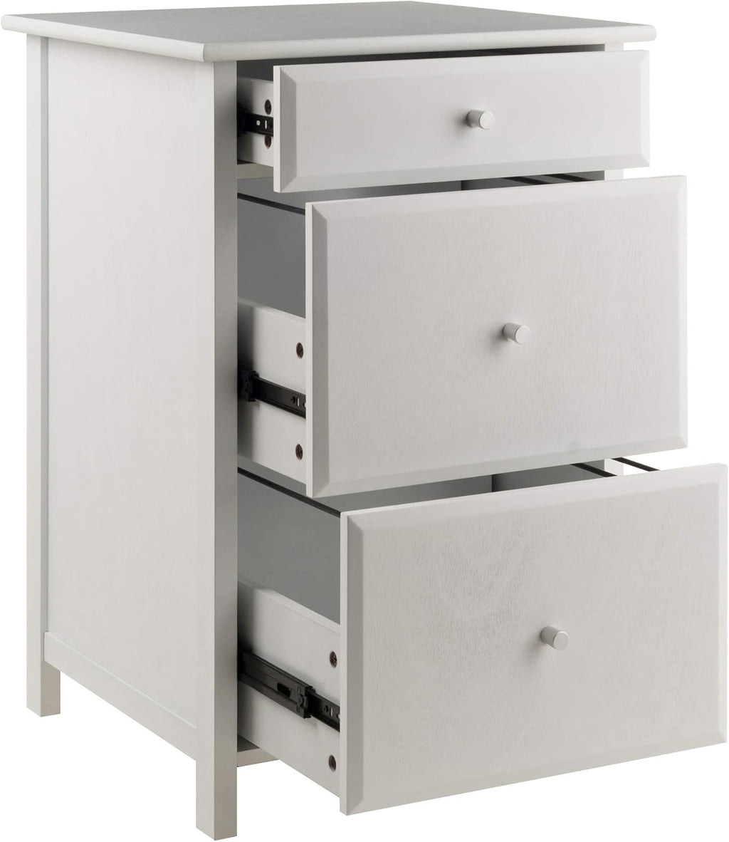 White File Cabinet P53412