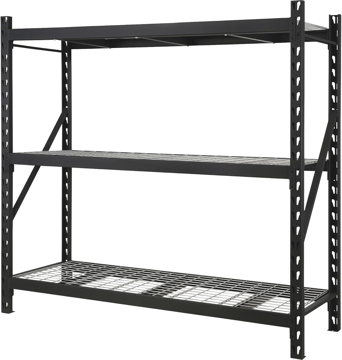 3-Tier Steel Industrial Shelving Rack H9710