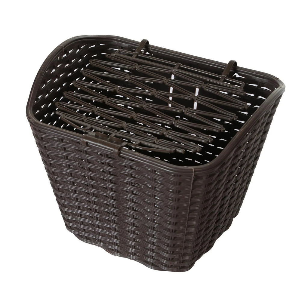 Khaki Bike Front Handlebar Basket with Cover W712