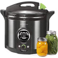 Black Stainless 12 Quart Digital Canner F48759