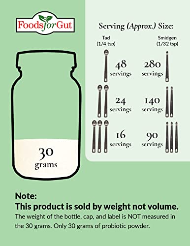 Bifidobacterium Breve Probiotic Powder 300 Billion cfu's (30 Grams) O959
