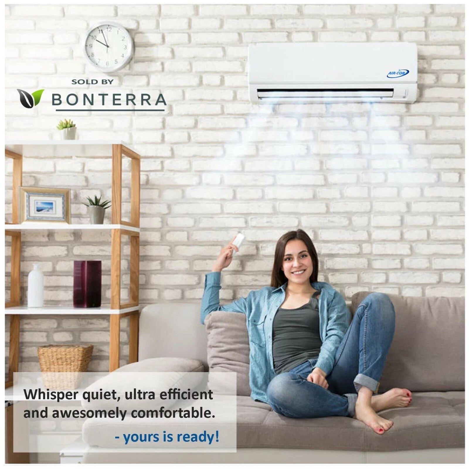 24000 BTU Ductless Mini Split Air Conditioner Heat Pump 18 Seer 220v M97266