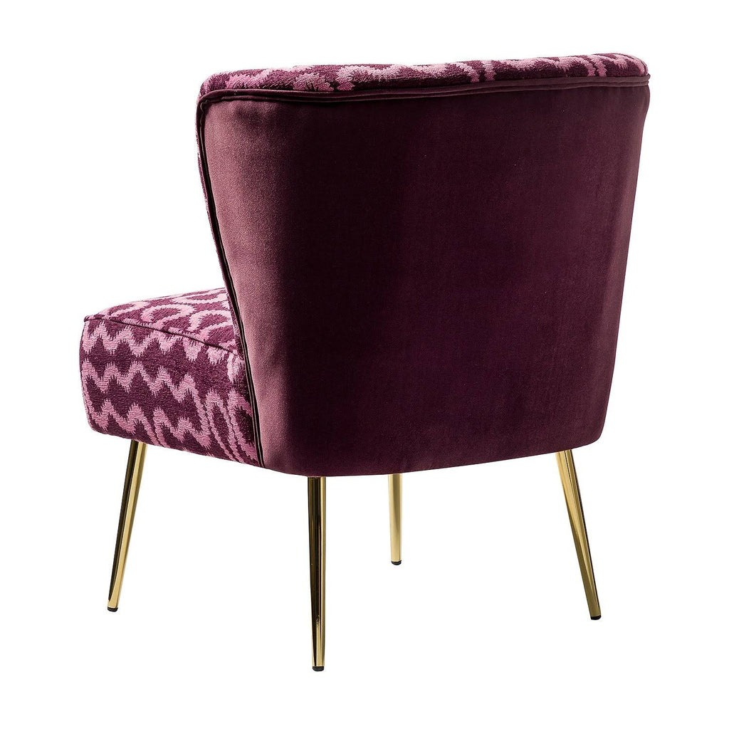 Purple Tufted Side Chair H4998