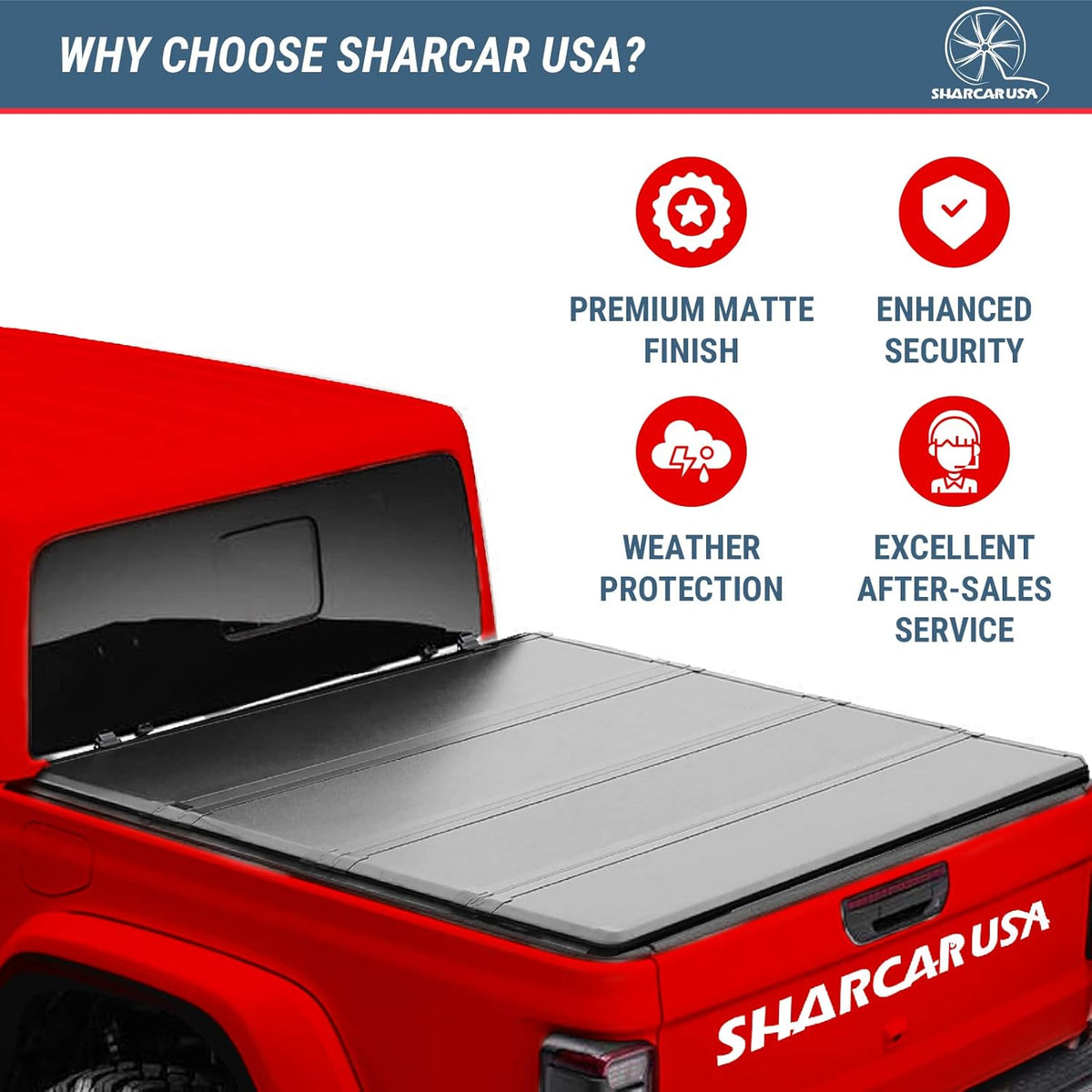Hard Quad-Fold Truck Bed Tonneau Cover N226478