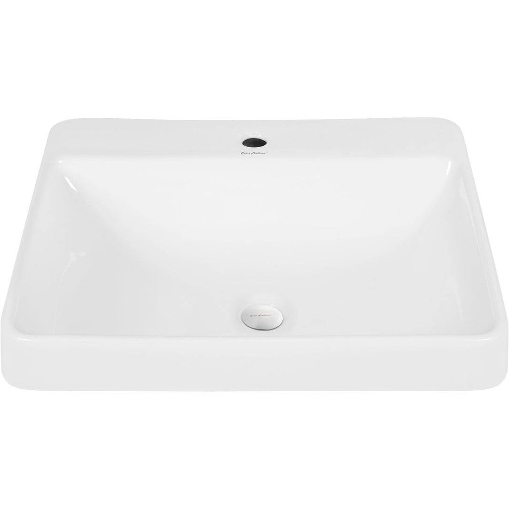 Rectangular Vessel Sink (White) P7954