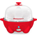 Red 7 Egg Capacity Electric Egg Cooker A3932