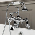 Deck Mount Clawfoot Tub Faucet with Handshower X639