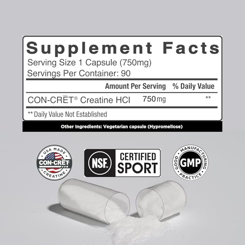 Creatine HCl Capsules (90 ct) G560