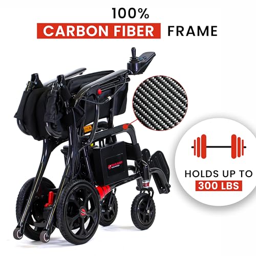 Ultra Lightweight Carbon Fiber Wheelchair (Black) O241307