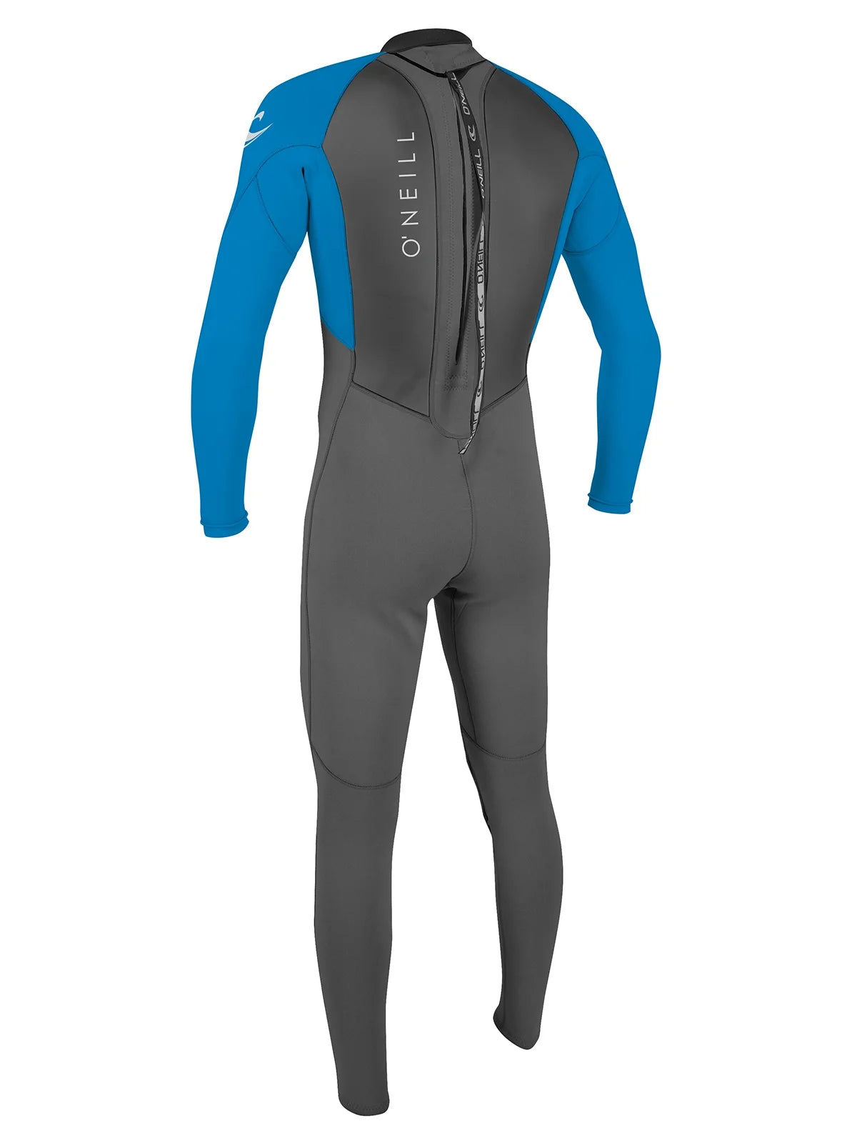 8 Graphite/Brite Blue Kids Full Wetsuit O7861