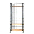 5 Tier Shelf with Casters Black K482986