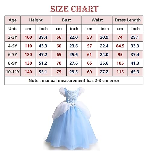 Cinderella Costume Princess Dress Up Ball Gown N454729