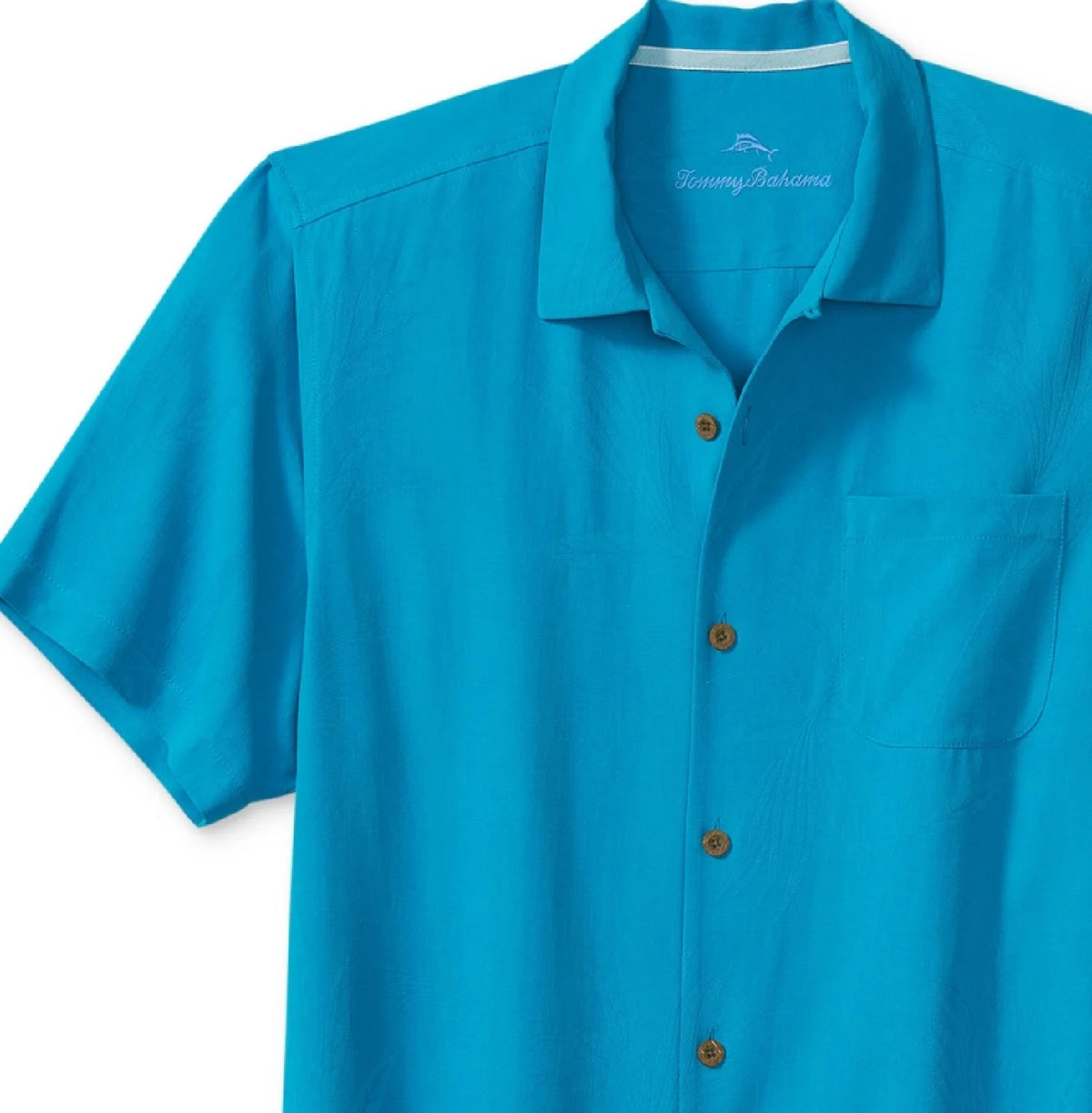 Blue Silk Shirt J8482