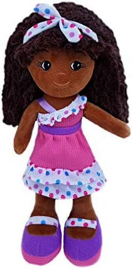 Purple Ruffles Soft Doll, 14" Q674386
