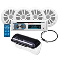 Marine Receiver Speakers with Bluetooth CD USB N77399