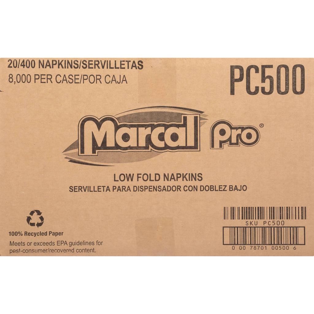 White 6.5x22 Length x 12x22 Width Napkin Dispenser Q127996
