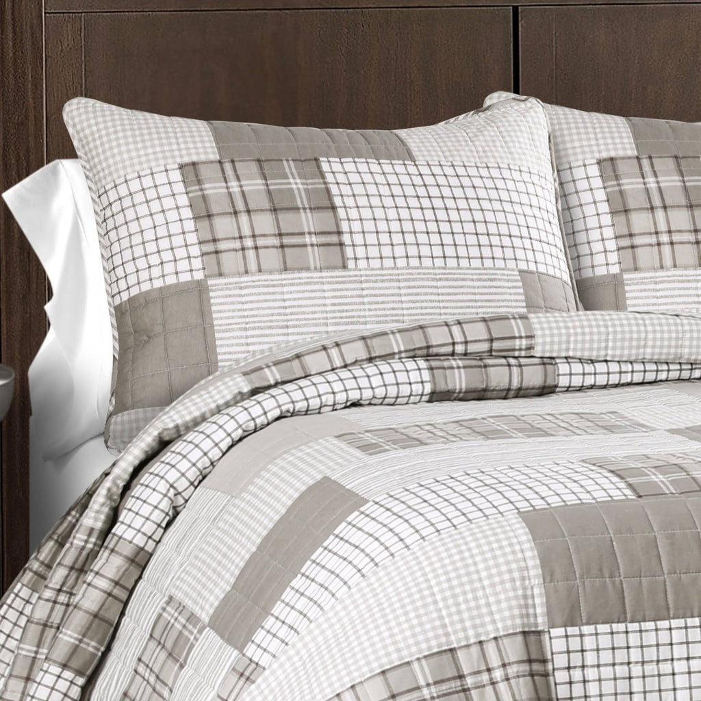 Navy King Quilt Set F158