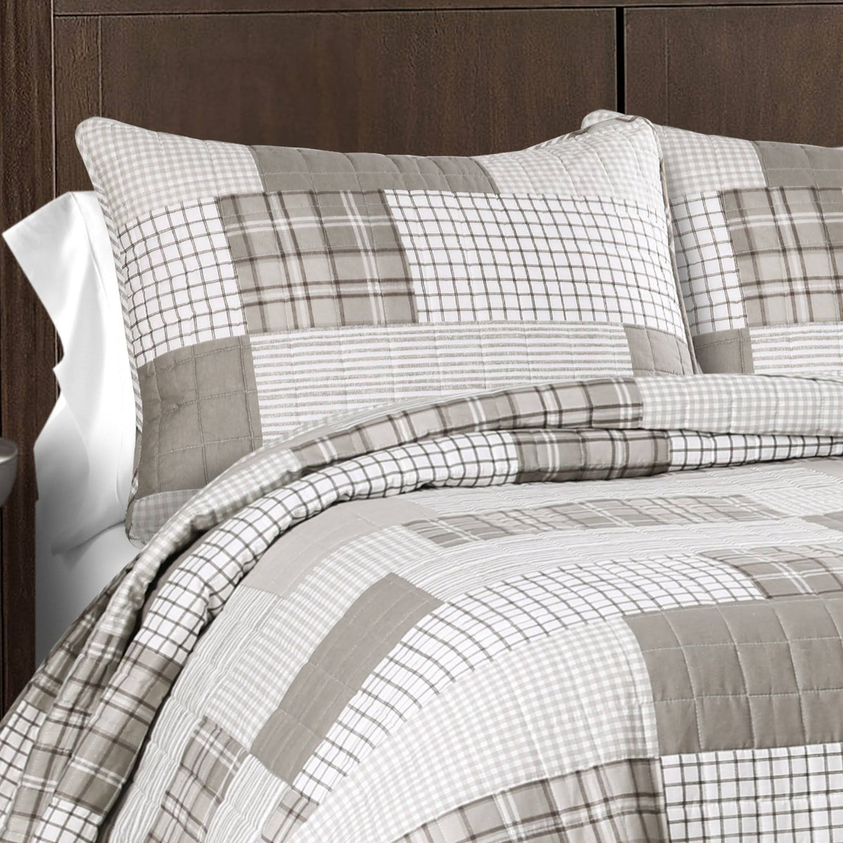 Navy King Quilt Set F158