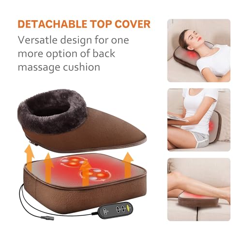 Foot Massager with Heat, Shiatsu Foot and Back Massager R11996