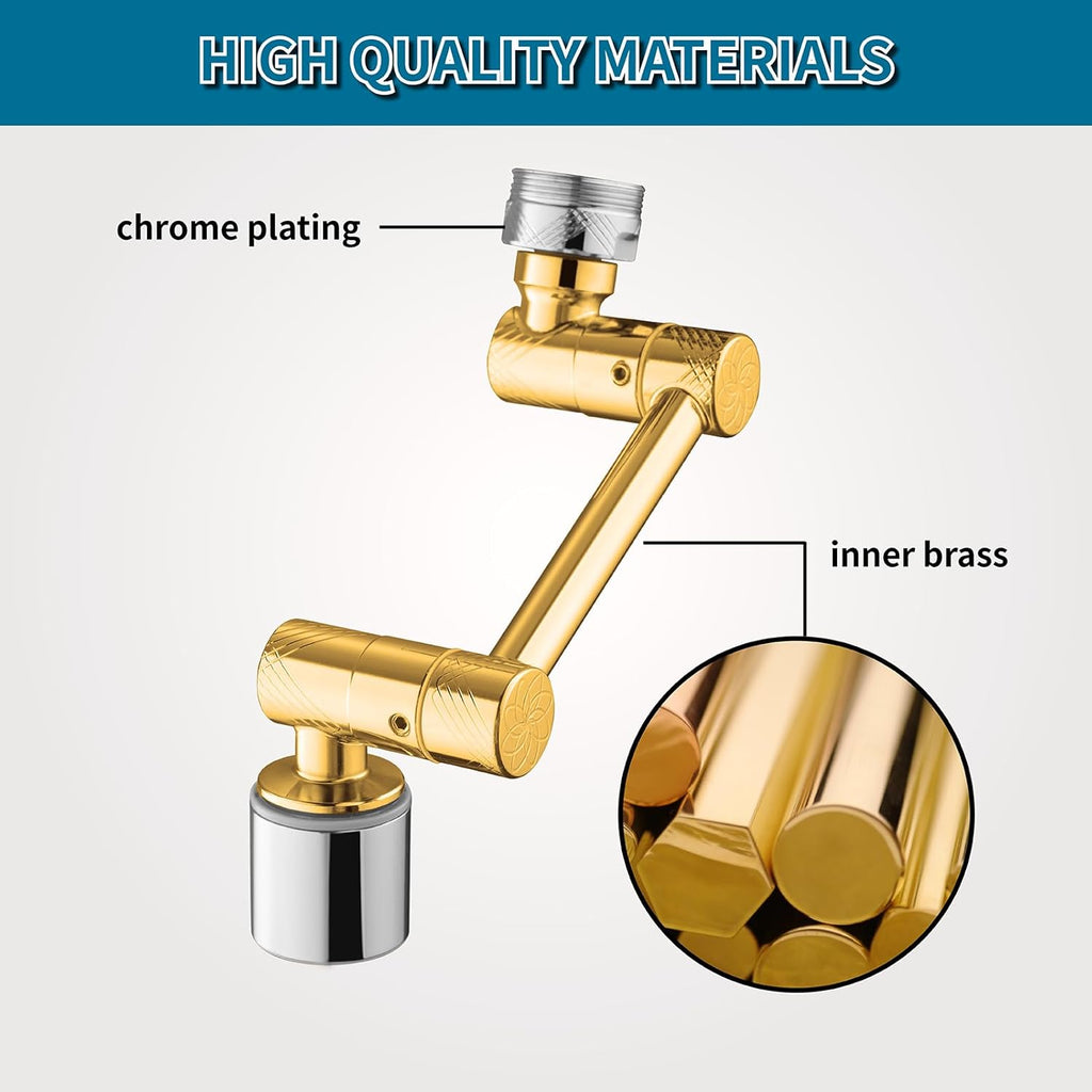 1080° Rotating Faucet Extender 2-Mode Sprayer Faucet Head H85389