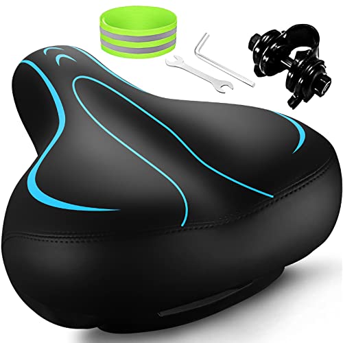 Wide Memory Foam Bike Seat R72029