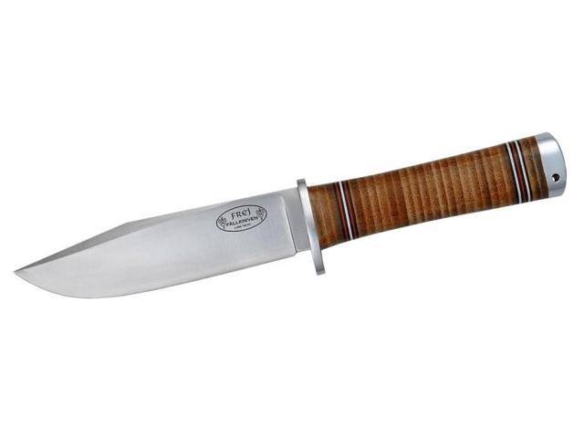 Fixed Blade 5.1 in Satin Blade Leather Sheath W255